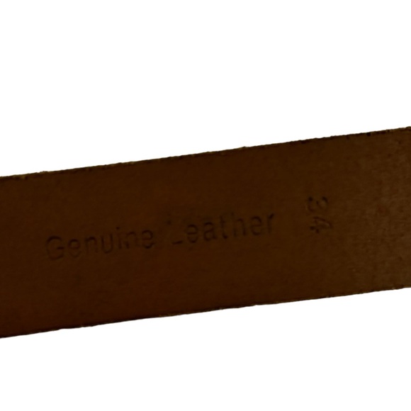 Genuine vintage TIMBERLAND tan leather belt medium size 34 - Picture 7 of 12